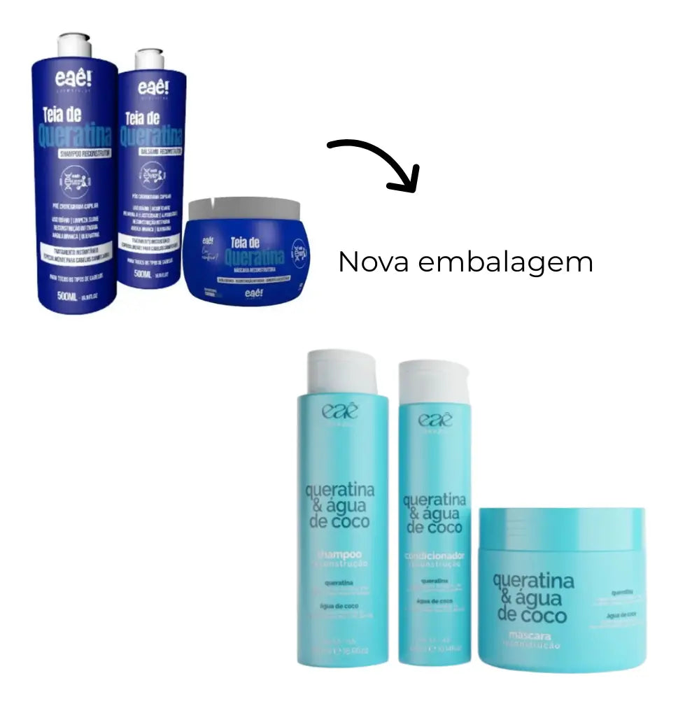Eaê Cosmetics Teia de Queratina Kit