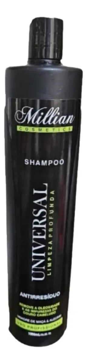 Detox Anti Residue Deep Cleaning Apple Vinegar Rosemary Shampoo 1L - Millian