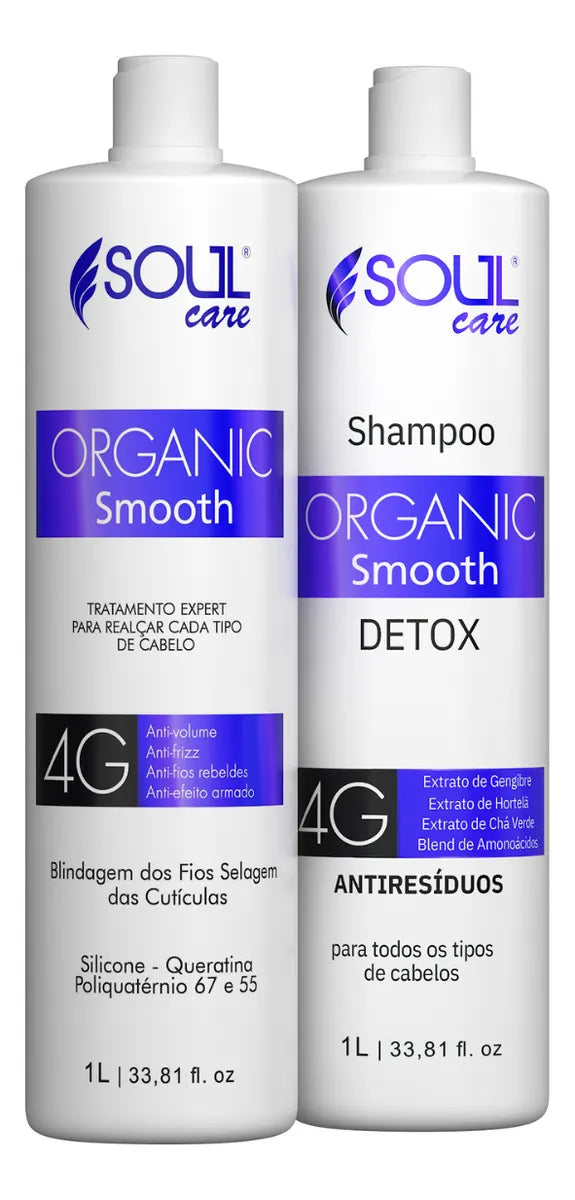 Professional Organic Absolut Smooth Glyoxylic Acid Shielding Kit 2x1 - Soul Care