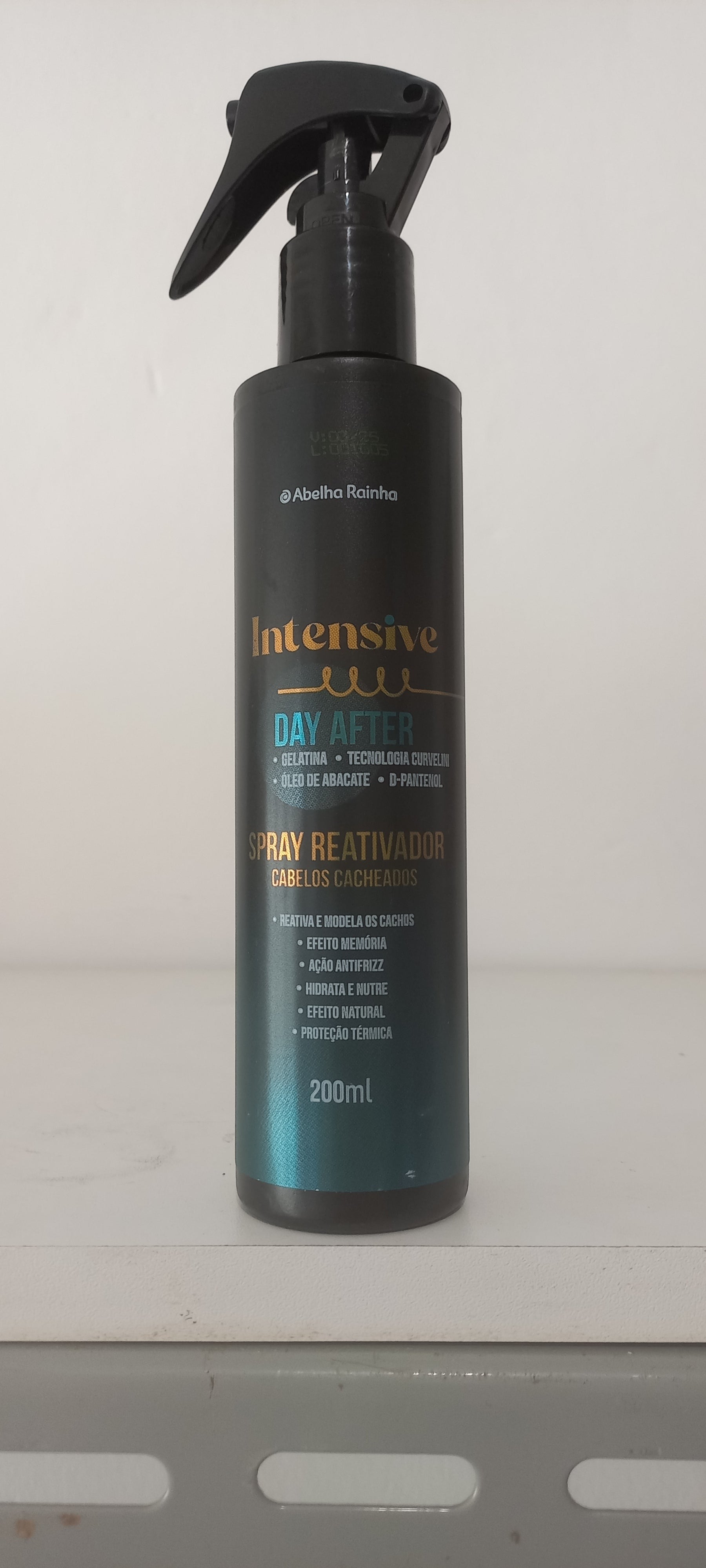 Abelha Rainha Spray Day After Curls Reactivator Spray Curly Hair Treatment 200ml - Abelha Rainha