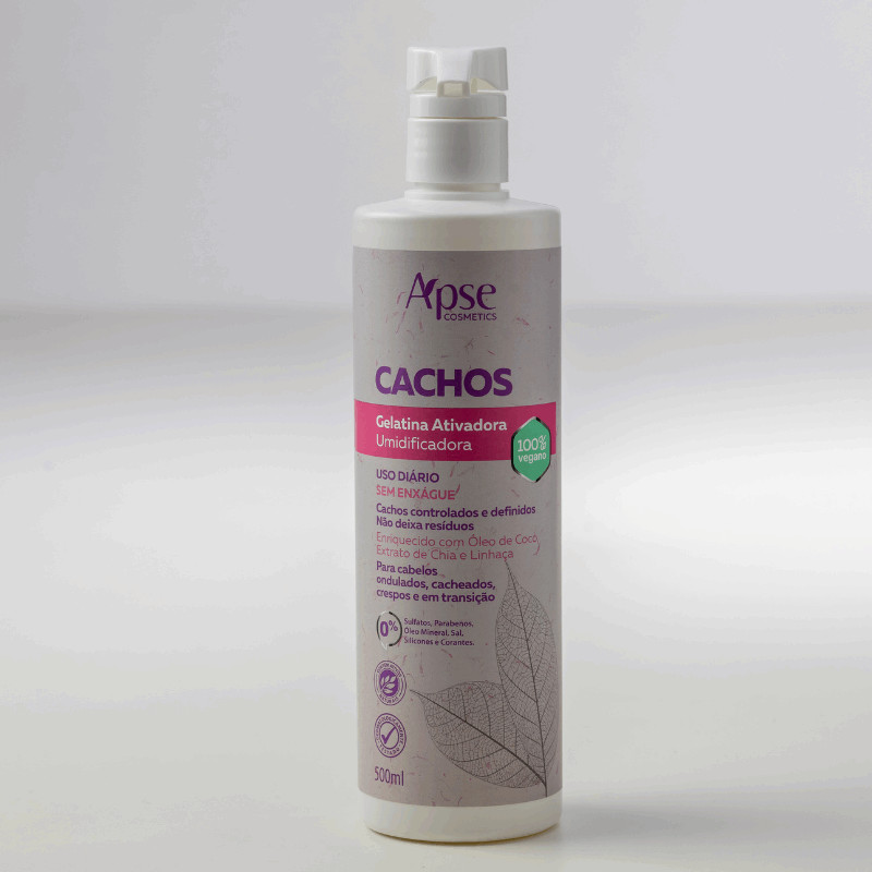 Apse Cosmetics Activators Apse Cosmetics - Activating and Moisturizing Gelatin Curls 16.9 fl oz - Low Poo / No Poo - Conditioning Action