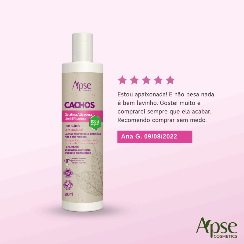 Apse Cosmetics Activators Apse Cosmetics - Curl Finishing Kit - Mousse, Activating Gelatin, Activator and Styler, and Finishing Spray

Note: The conversion from metric to US standards would depend on the specific measurements provided for each product in the kit.