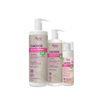 Apse Cosmetics Activators Apse Cosmetics - Curls Finishing Kit - Activator, Gelatin, and Mousse (3 items)