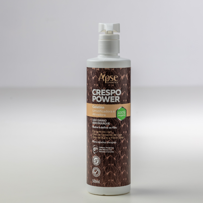 Apse Cosmetics Mousses Apse Cosmetics - Kitão Curly Power - Cleansing + Finishing (Shampoo, Co Wash, Conditioner, Cream, Gelatin, and Mousse) - 6 items