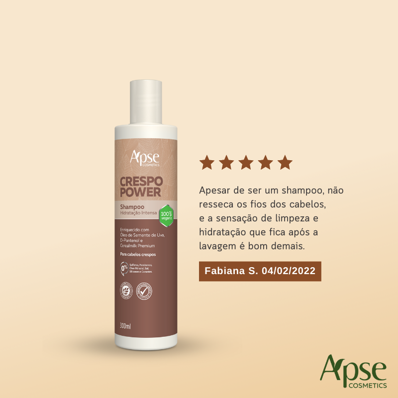 Apse Cosmetics Shampoo Apse Cosmetics - Power Curl Intense Hydration Shampoo 10.14 fl oz