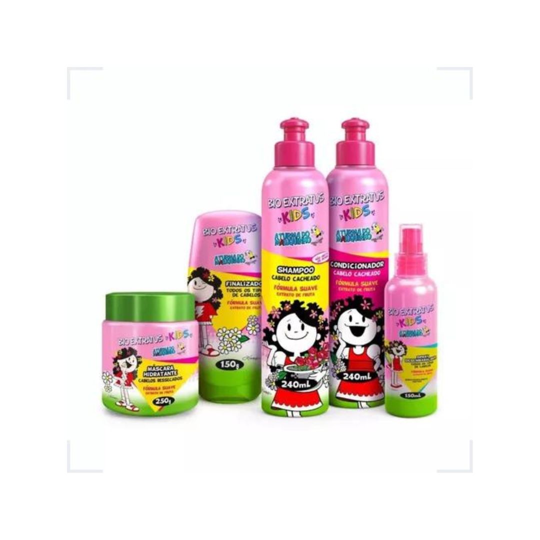 Bio Extratus Curly Hair Bio Extratus Kids A Turma do Maluquinho Curly Hair Home Care Kit