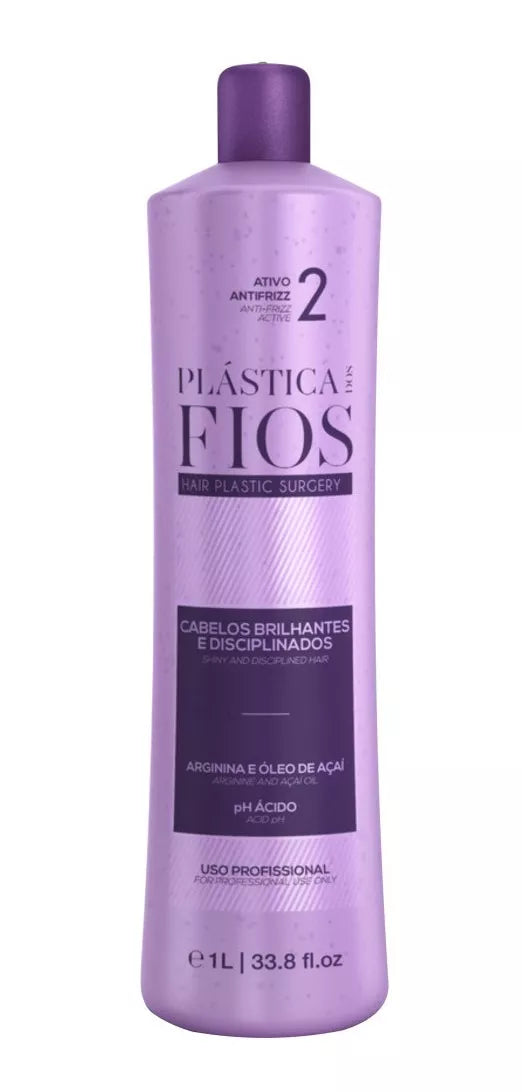 Cadiveu Hair Permanents & Straighteners Cadiveu Professional Plastica dos Fios 1 liter Hair Plastic Surgery Smoothing System STEP 2 - Brazilian Keratin Treatment