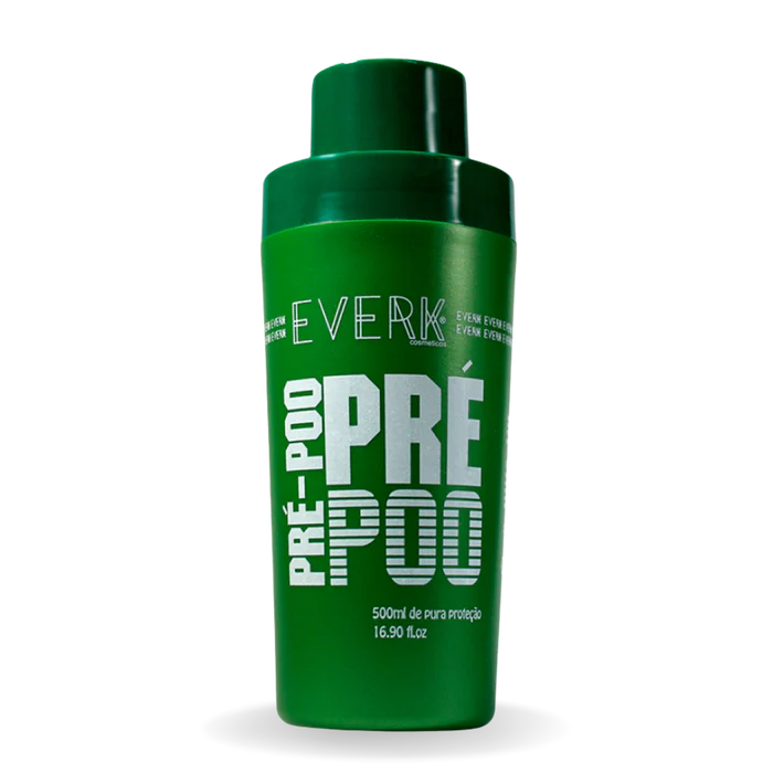 Everk Brazilian Keratin Pre-Poo Green Hair Protection Volume Control Treatment 500ml - Everk