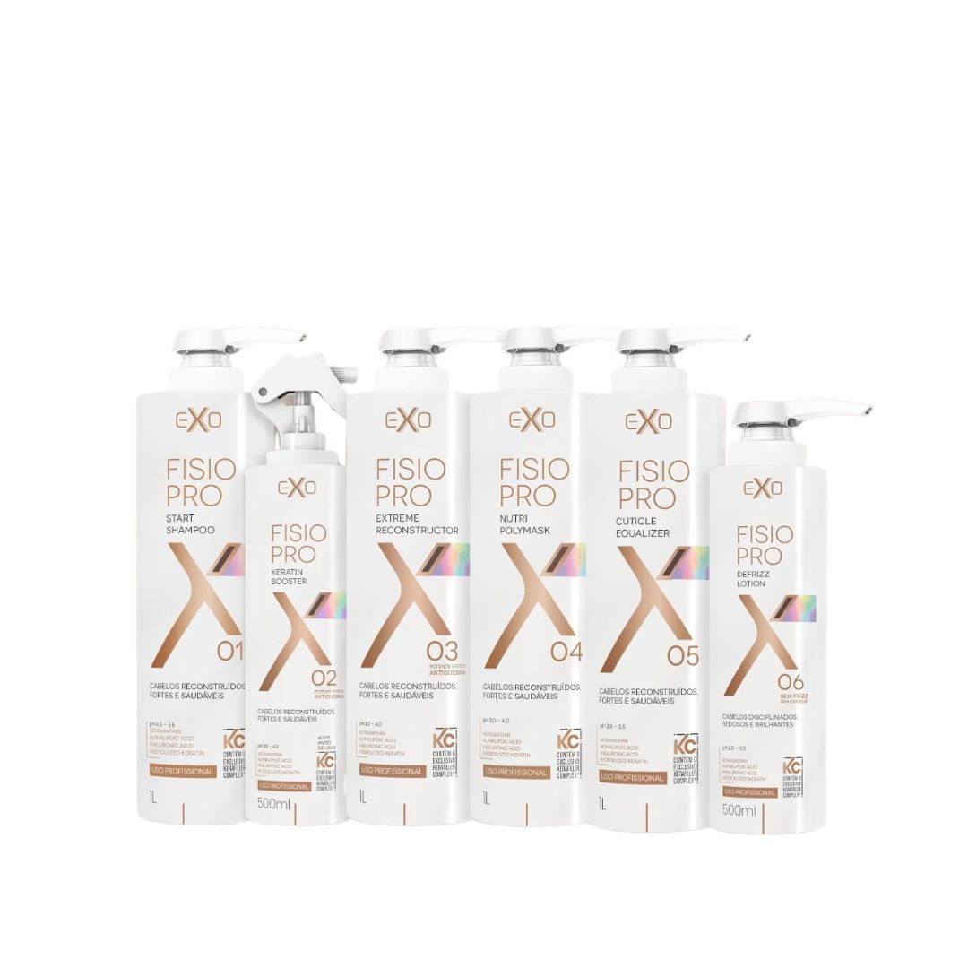 Exo Hair Hair Treatment Exo Hair Fisio Pro Reconstruction Ionic Treatment Kit