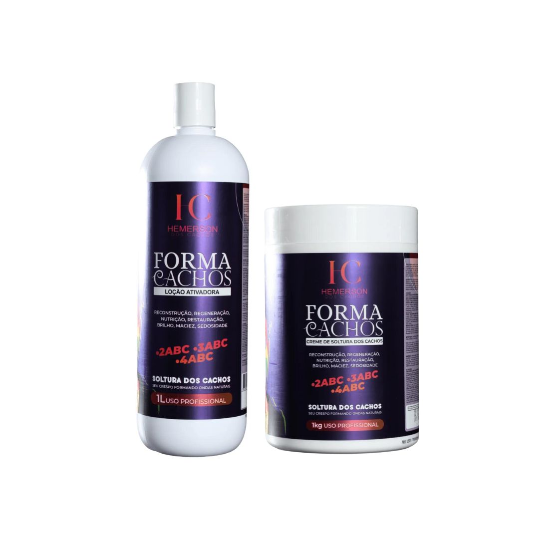 HEMERSON DOS CACHOS Hemerson dos Cachos Forma Cachos Curly Wavy Hair Activator Treatment Kit