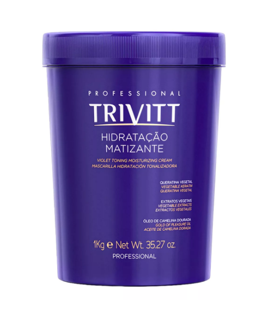 Itallian Hair Tech Hair Color Blondes Trivitt Moisturizing Violet Tinting Mask 1Kg - Itallian Hair Tech