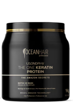 Ocean Hair Hair Mask Deep Hair Mask The One Keratin Lisonday Reconstruction 1kg - Ocean Hair