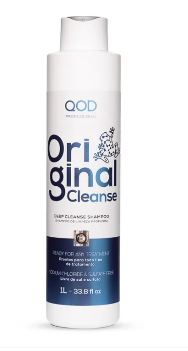 QOD Shampoo Original Cleanse Hair Shampoo Anti Residues Deep Treatment 1000ML - QOD