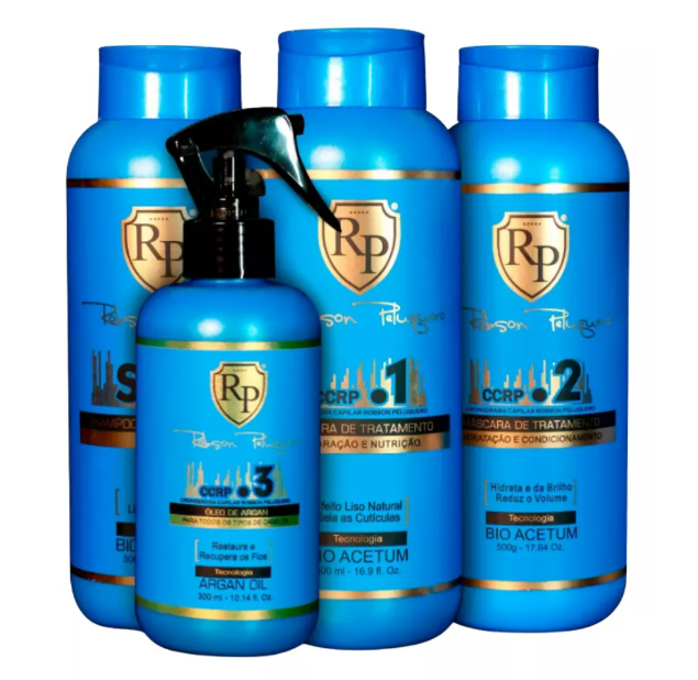 Robson Peluquero Home Care Set Robson Peluquero Ccrp Capillary Schedule Professional Treatment Kit (3x 500ml + 1x 300ml)