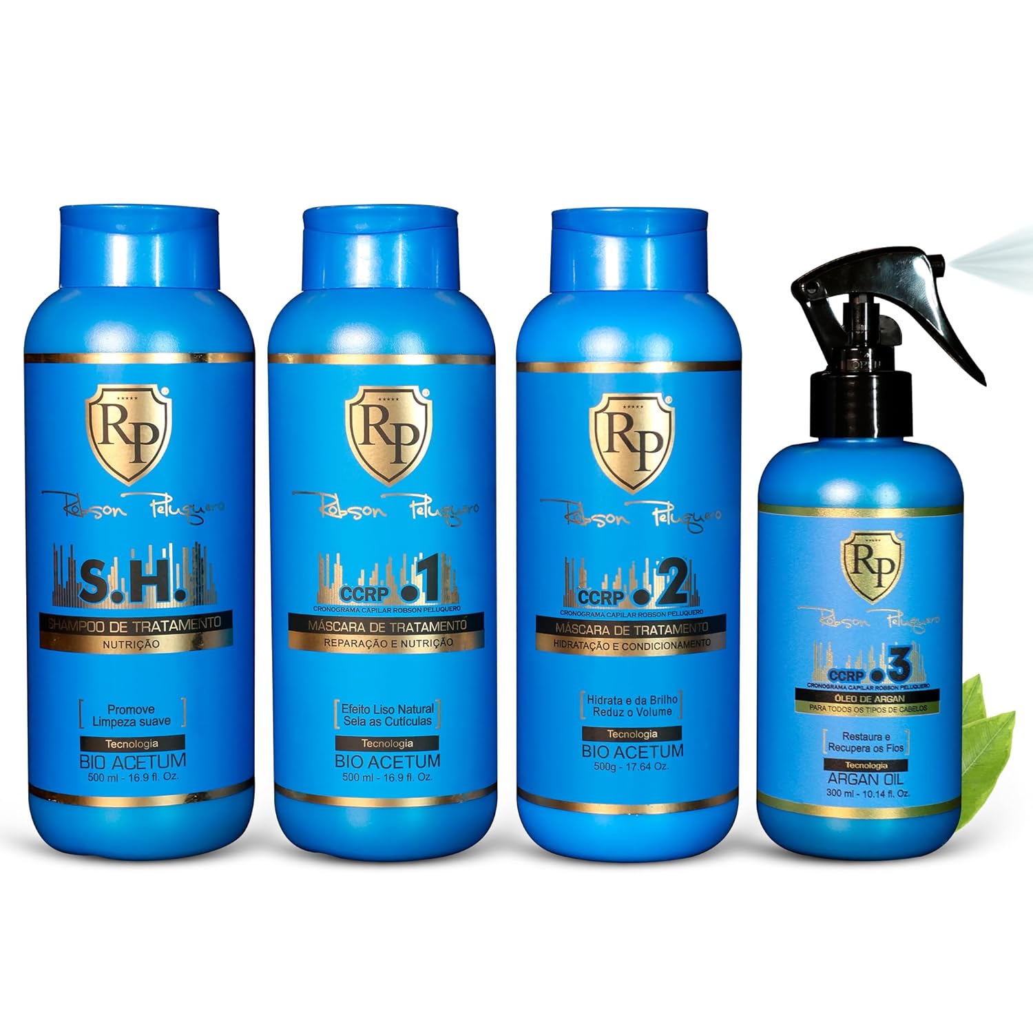 Robson Peluquero Home Care Set Robson Peluquero Ccrp Capillary Schedule Professional Treatment Kit (3x 500ml + 1x 300ml)