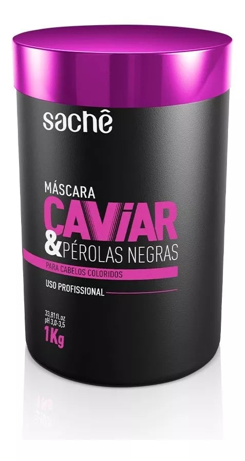 Sachê Hair Color Caviar Black Pearls Regenerative Colored Hair Treatment Mask 1Kg - Sachê