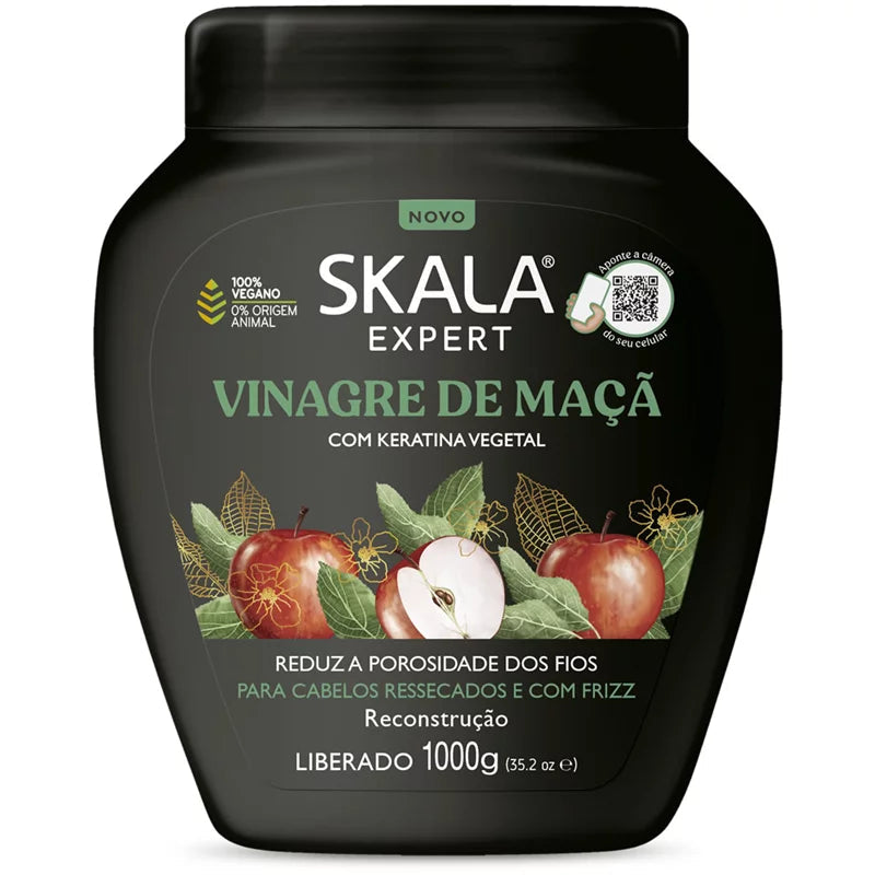 Skala Hair Cream Creme De Tratamento Vinagre De Maçã / Treatment Cream Apple Cider Vinegar Treatment Cream - Skala