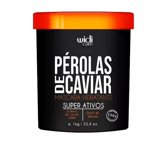 Widi Care Hair Mask Pérolas de Caviar Pearls Extract Moisturizing Revitalizing Mask 1Kg - Widi Care