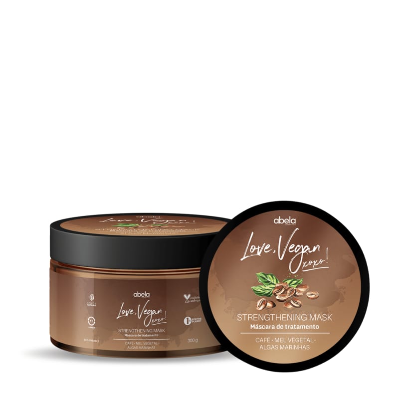 Abela Cosmetics Hair Care Abela Cosmetics Love, Vegan Coffee- 300g Capillary Mask