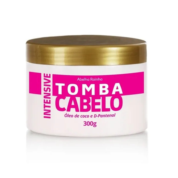 Abelha Rainha Hair Care Tomba Cabelo D-Panthenol Coconut Oil Moisturizing Mask 300g - Abelha Rainha