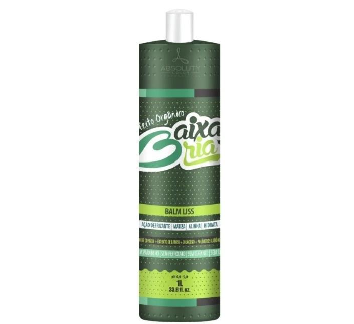 Absoluty Color Brazilian Keratin Treatment Baixaria Perfect Hair Brush Organic Balm Liss Volume Reducer 1L - Absoluty Color