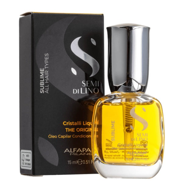 Alfaparf Milano Hair Care Semi Di Lino Sublime Cristalli Liquidi Illuminating Hair Oil 15ml - Alfaparf Milano