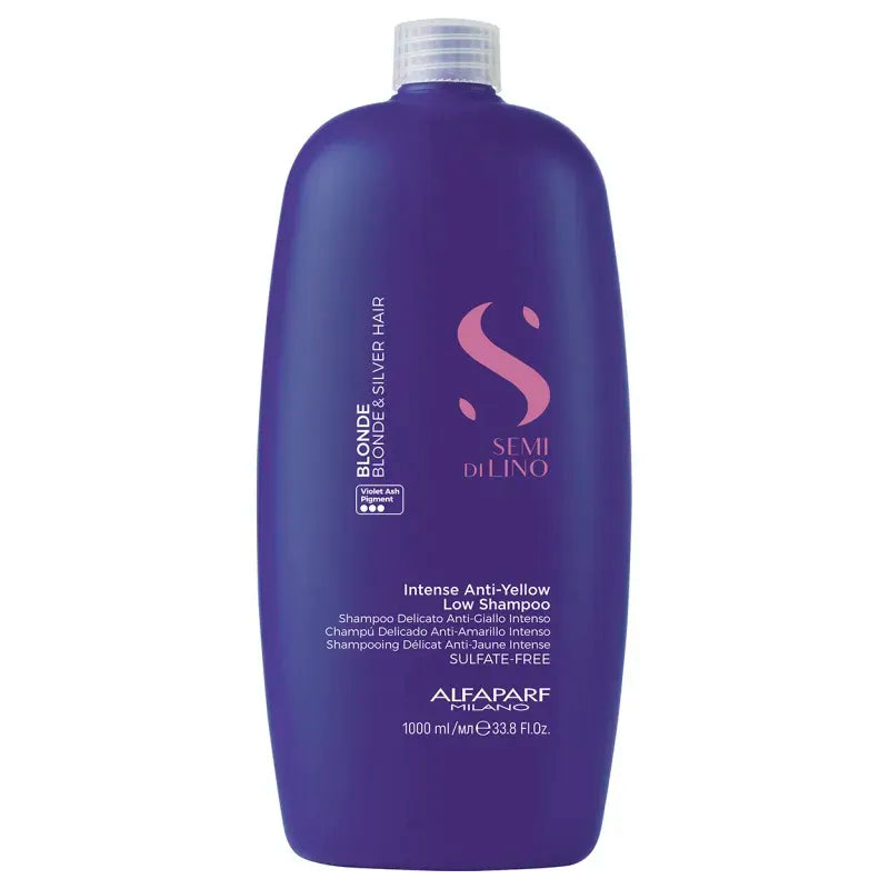 Alfaparf Milano Shampoo Alfaparf Milano Semi di Lino Anti Yellow Blonde Shampoo 1L / 33.8 fl oz