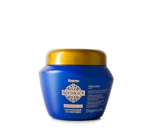 Amend Hair Mask Gold Black Definitive Liss Keratin Creatine Intensifying Mask 350g - Amend