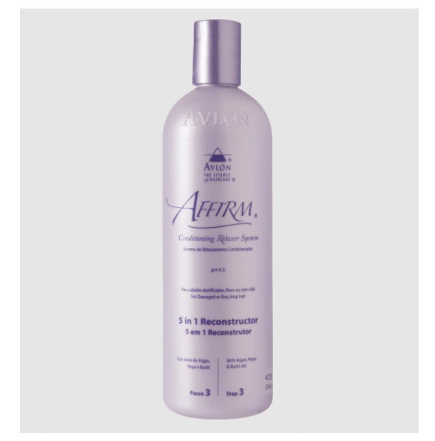 Avlon Hair Straighteners Affirm Reconstructor 5 in1 Conditioning Hair Relaxer System 950ml - Avlon