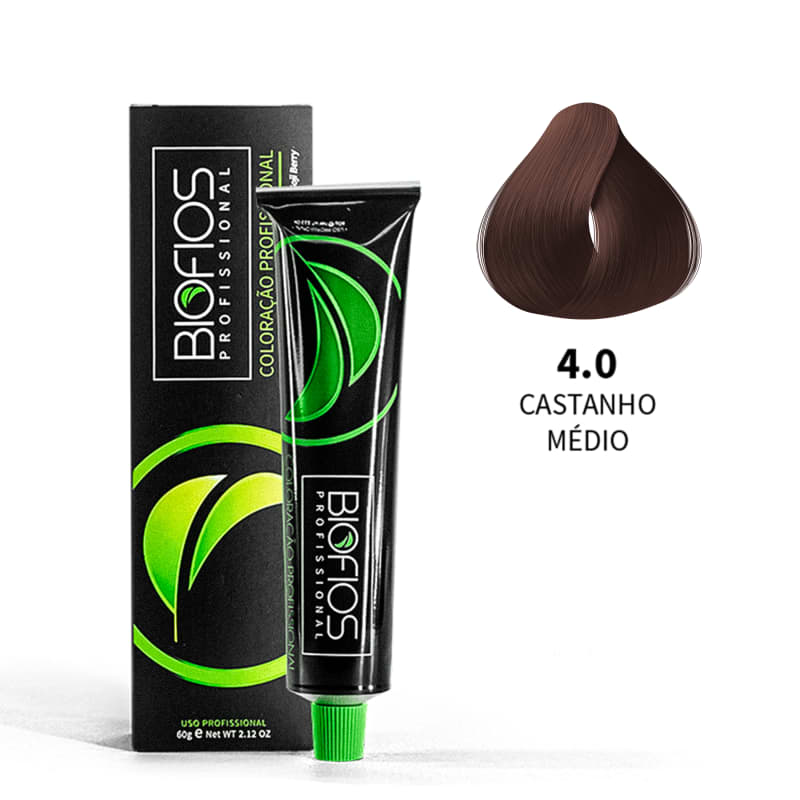Biofios Profissional Hair Color Biofios Profissional 4.0 Middle Medium Permanent 60g