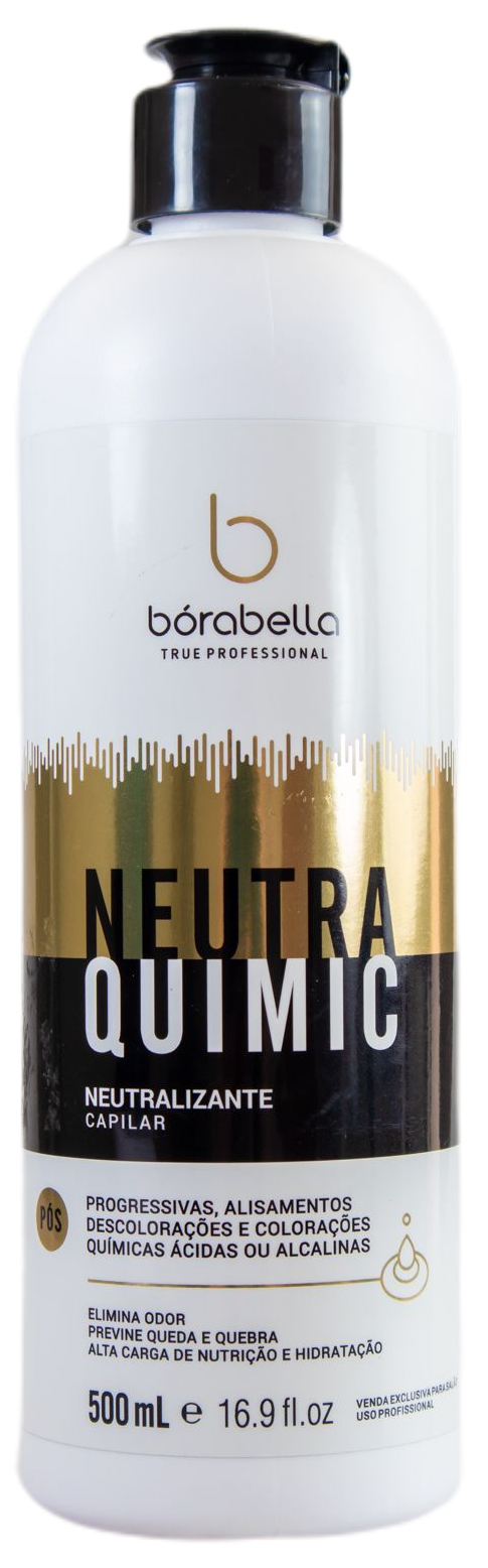 Borabella Brazilian Keratin Treatment Neutra Quimic Neutralizing pH and Eliminates Chemical Smell 500ml - Borabella