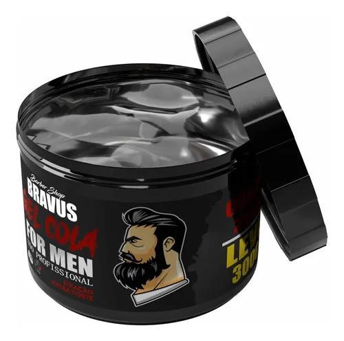 Bravus Men's Treatment Gel Cola Extra Fort Light 300g Bravus Best Alpha Looks - Bravus