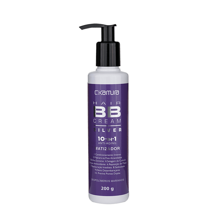 C.Kamura Hair Care C.Kamura Silver Bb Cream Hair 10-in-1- 200g Capillary Treatment