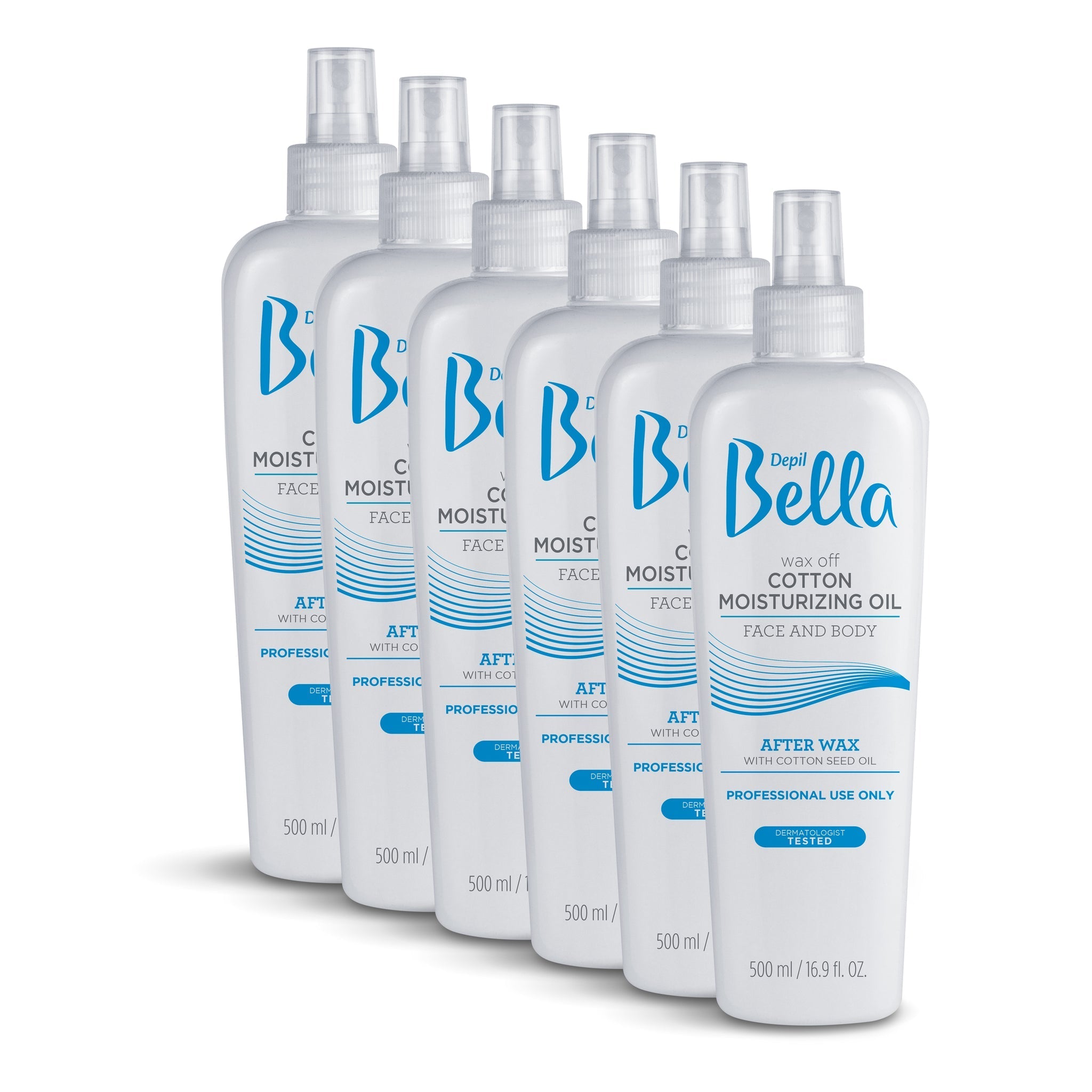 Depil Bella Body Oil Depil Bella Post Waxing Body Oil Moisturizing Remover with Cotton Seed Oil 500 ml (6 Units )