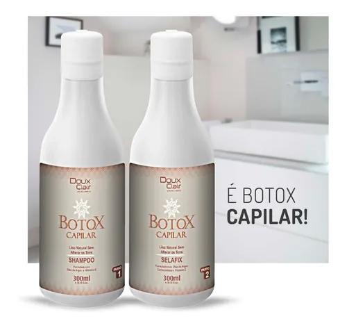 Doux Clair Btx Selafix Doux Clair Botox De Argan Sem Formol 2x300ml - Doux Clair