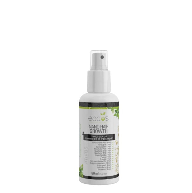 Eccos Cosmetics Hair Care Nano Hair Growth Anti Loss Tonic Fortifying Antioxidant Treatment 120ml - Eccos