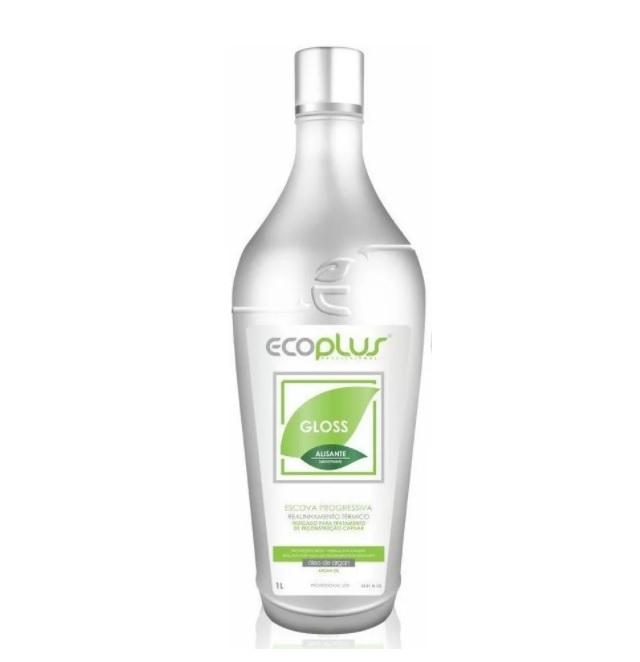 Ecoplus Brazilian Keratin Treatment Organic Strengthening Progressive Brush Thermal Realignment 1L - Ecoplus