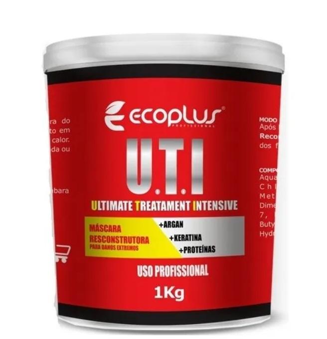 Ecoplus Hair Mask UTI Ultimate Treatment Intensive D-Panthenol Collagen Hair Mask 1Kg - Ecoplus