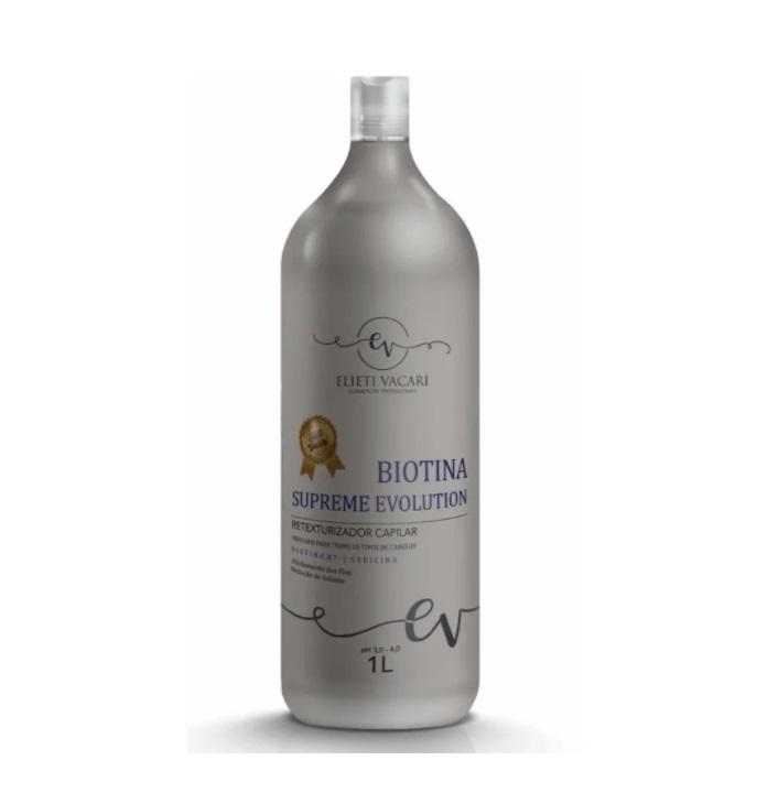 Elieti Vacari Brazilian Keratin Treatment Biotin B7 Sericin Supreme Evolution Retexturizer Progressive 1L - Elieti Vacari