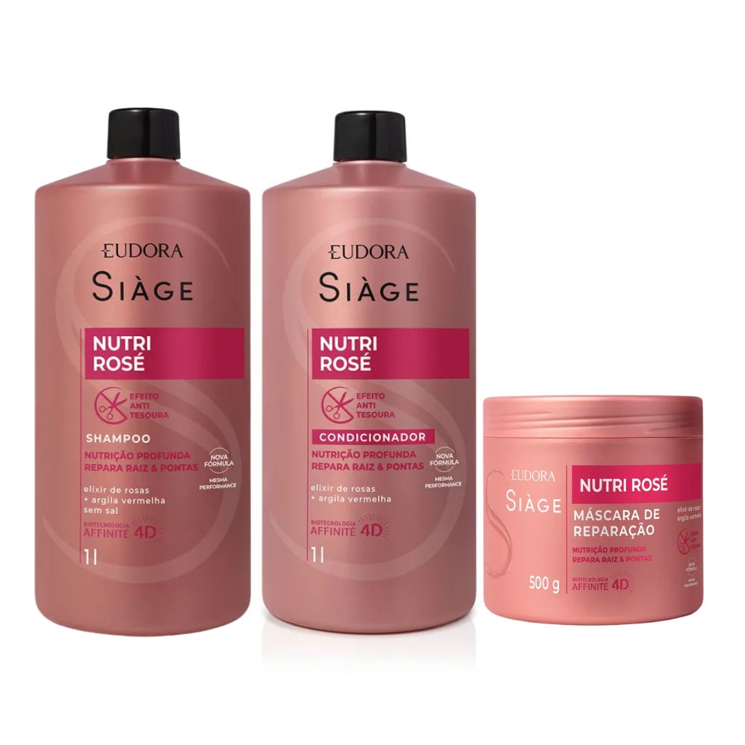 Eudora Hair Treatment Eudora Siàge Nutri Rosé Kit