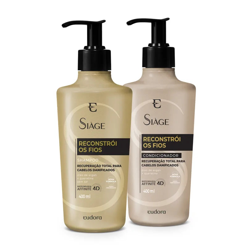 Eudora Hair Treatment Eudora Siàge Reconstructs the Wire Treatment Kit 2x 400ml / 2x 13.52 fl oz