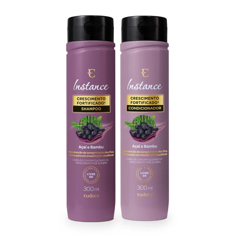 Eudora Home Care Eudora Instance Acai Bamboo Kit 2x 300ml / 2x 10.14 fl oz