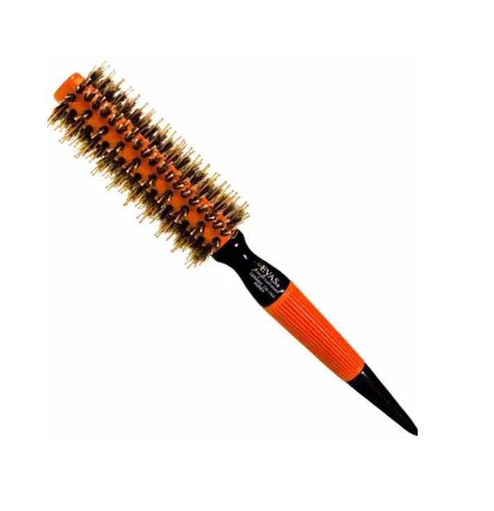 Evas Brushes Professional Ceramic Natural Boar / Nylon Bristles Hairstyling Brush CM 1302 - Evas