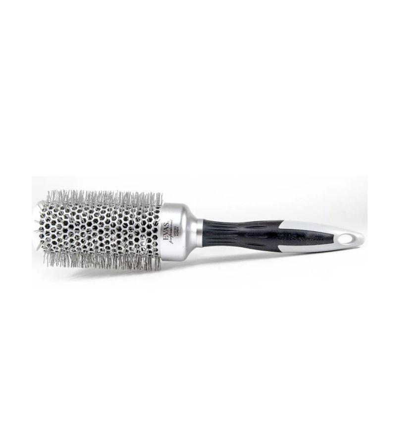 Evas Brushes Professional Ceramic Nylon Bristles SAS 503 Straighten Hairstyling Brush - Evas