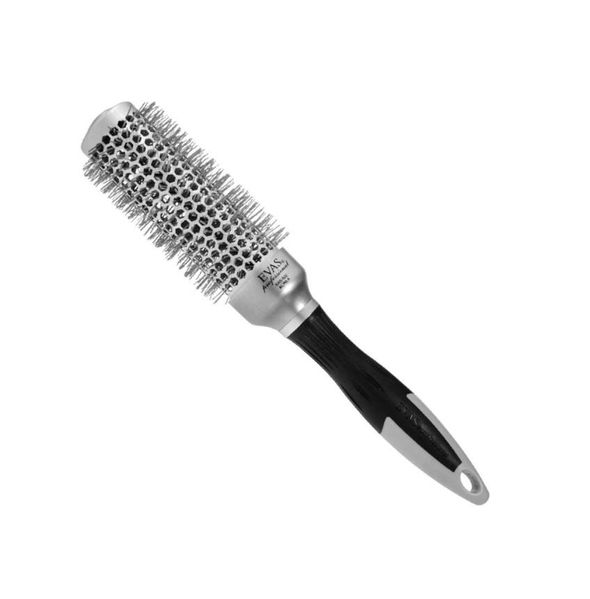 Evas Brushes Professional Ceramic Nylon Bristles Straighen Hairstyling Brush SAS 502 - Evas