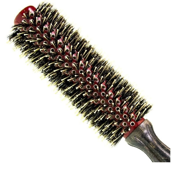 Evas Hairbrush Professional Wooden Combing Natural Boar / Nylon Bristles Hair Brush W 0313 S - Evas