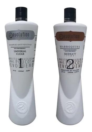 Evolution Brazilian Keratin Brush Progressive Moroccan Evolution 2 X 1000ml Ready en - Evolution