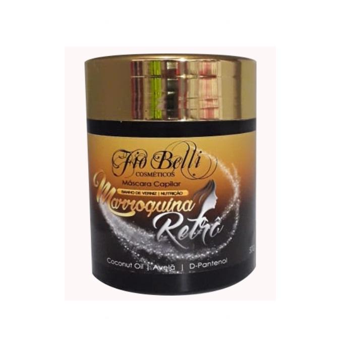 FioBelli Hair Mask Marroquina Retro Moroccan Varnish Bath Nourishing Hair Mask 500g - FioBelli