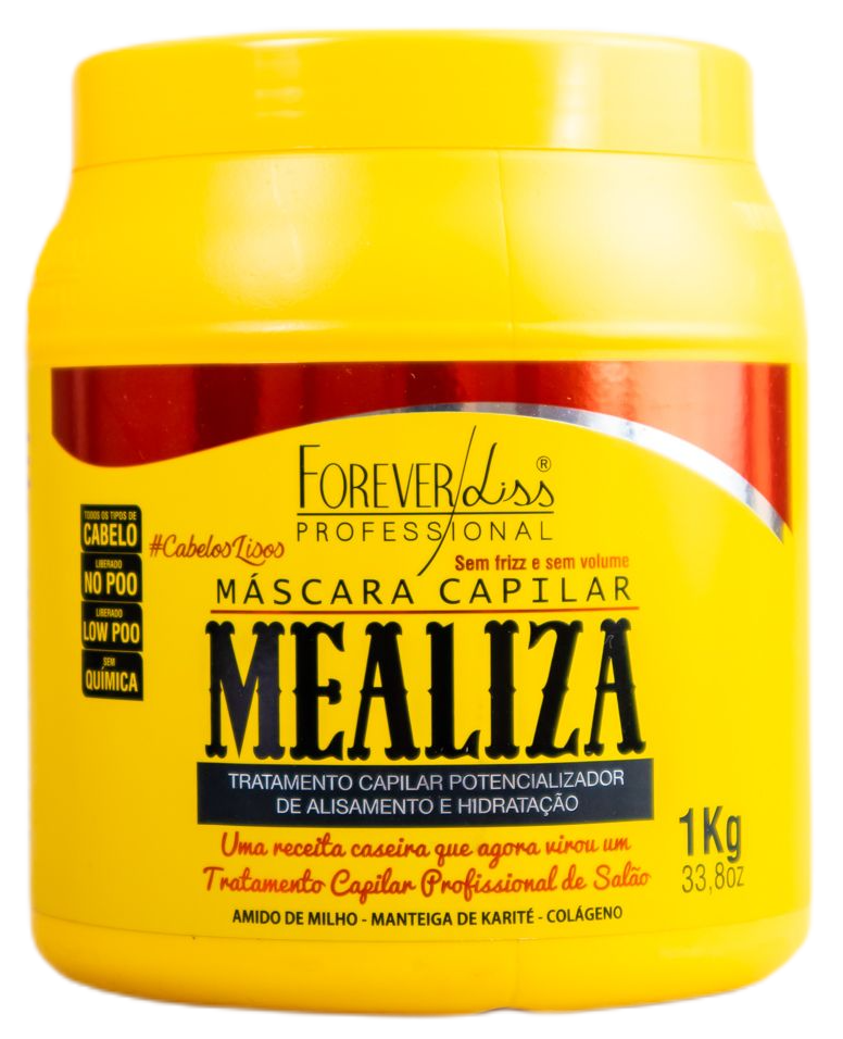 Forever Liss Brazilian Hair Treatment Hair Mask Treatment for Smoothing and Moisturizing MEALIZA 1kg - Forever Liss