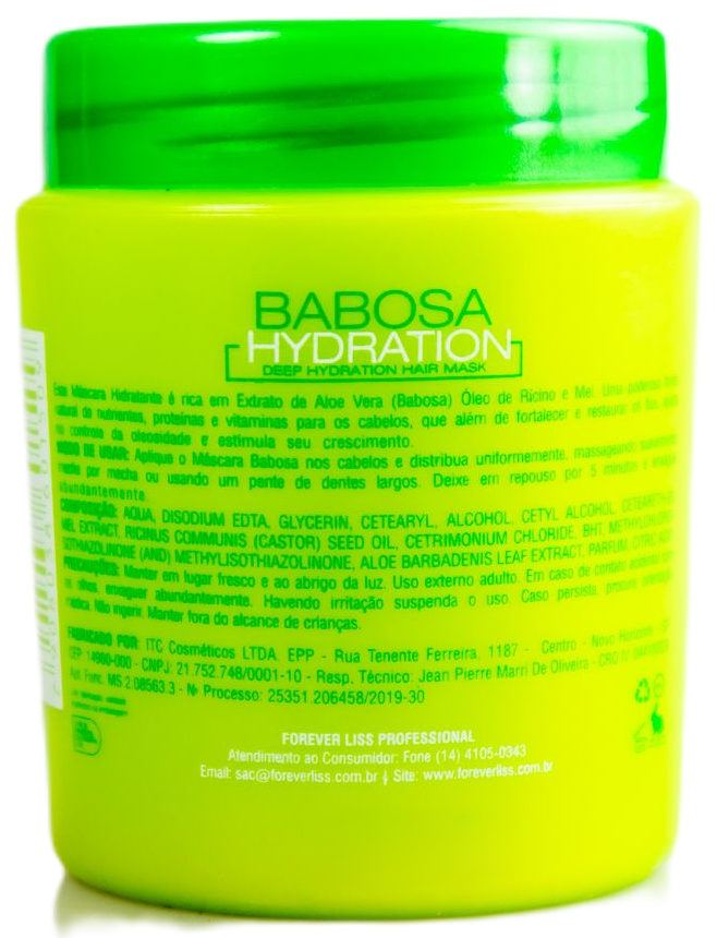 Forever Liss Hair Mask Babosa Slug Deep Hydration Repair Moisturizing Mask 250g - Forever Liss